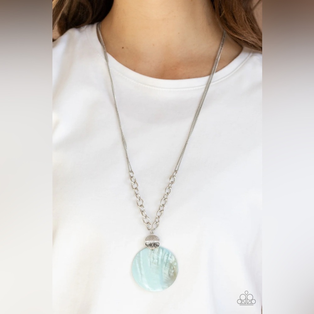 ❤️‍🔥5/$25❤️‍🔥 A Top-SHELLer Blue Necklace